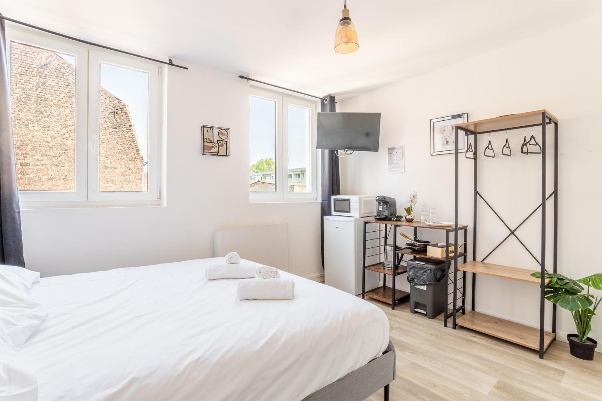 S&K Suite Grande Rue Roubaix - Chambre Spacieuse Et Sdb Privee - Netflix Et Cuisine Екстериор снимка